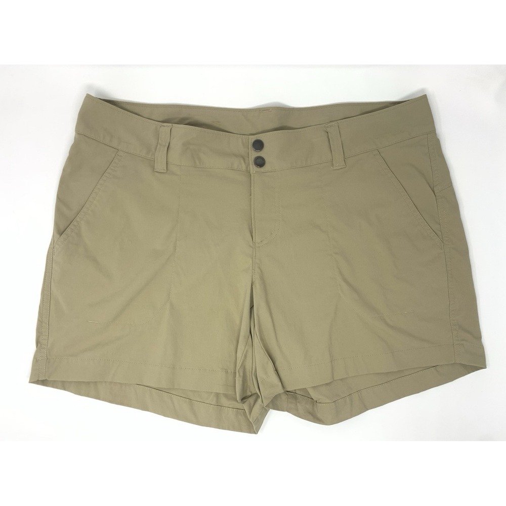 Columbia Athletic Stretch Khaki Women's‎ Chino Shorts Size 14